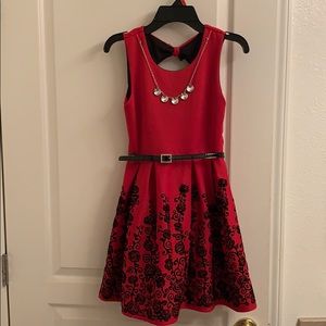 Formal red dress